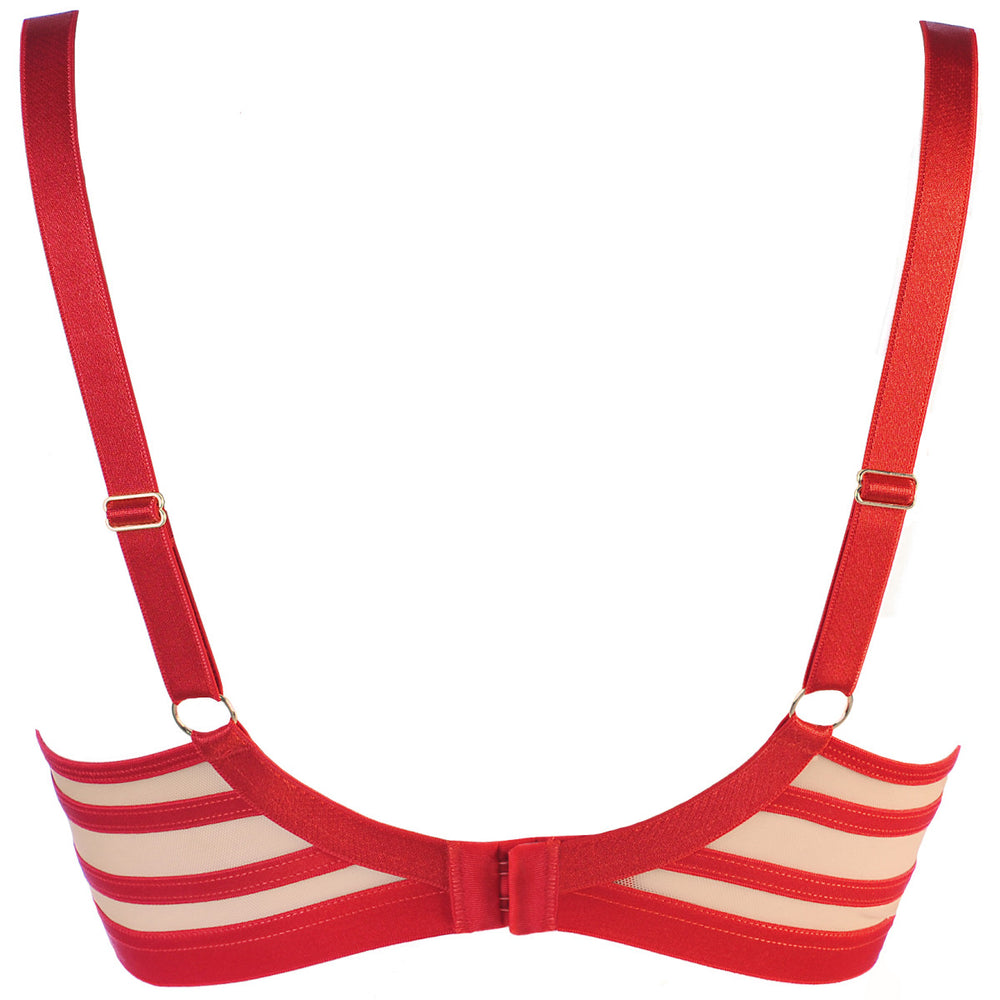 V-10501 bra red-beige