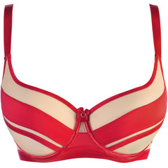 V-10501 bra red-beige