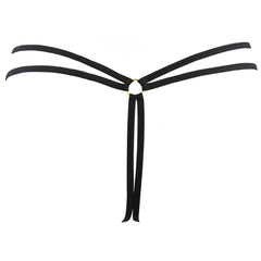 V-10698 string ouvert black