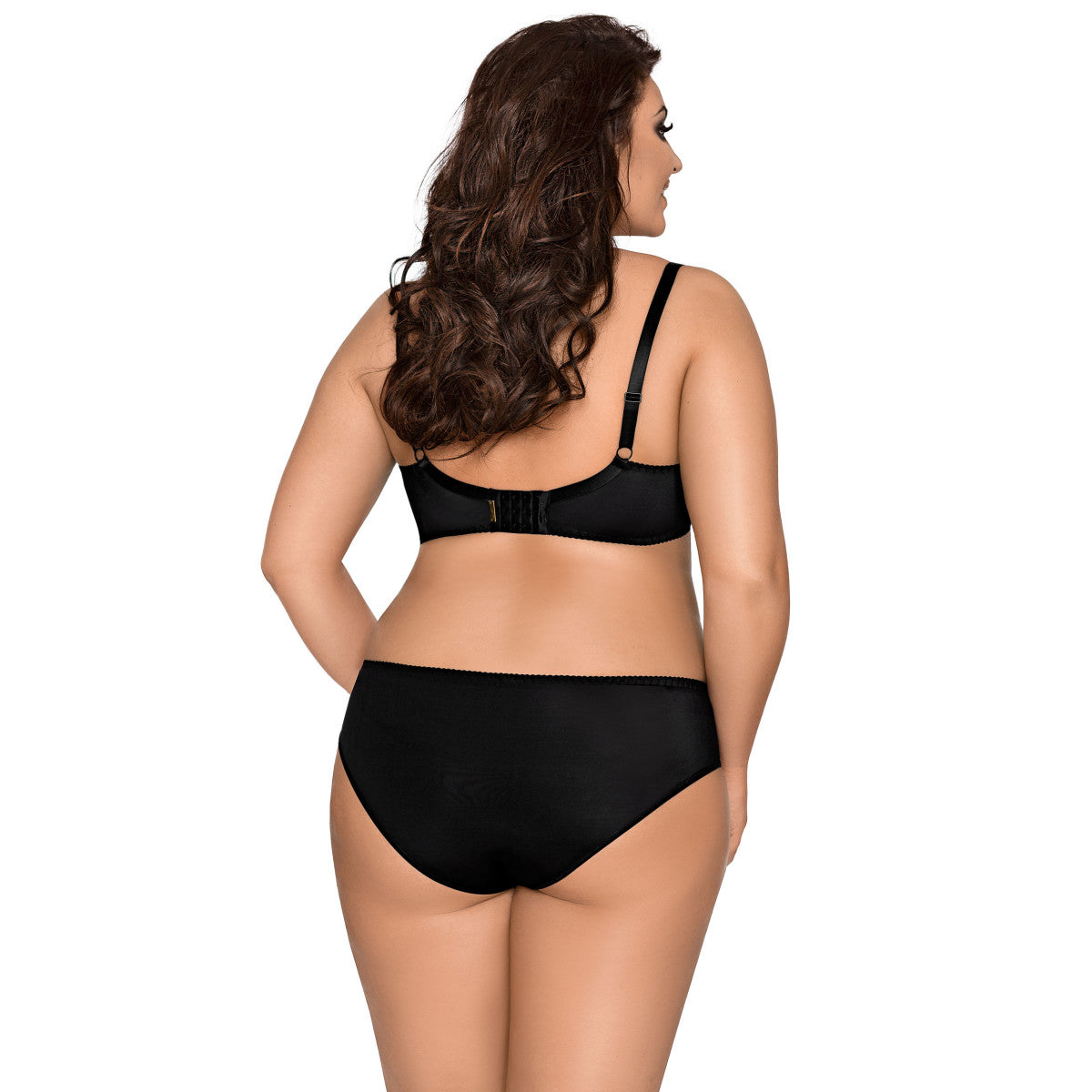 V-8463PS Plus Size panty pink-black