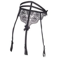 V-8692PS Plus Size garter belt black