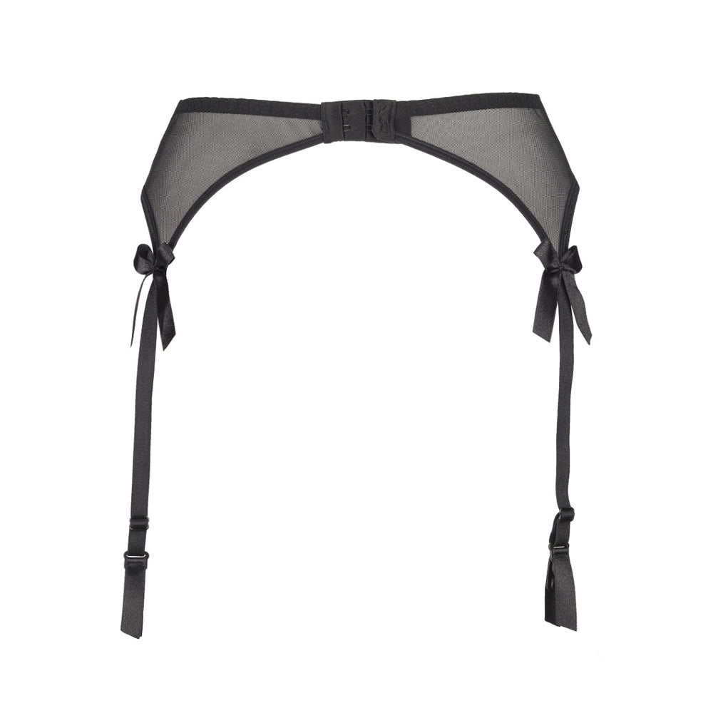 V-8732PS Plus Size garter belt black