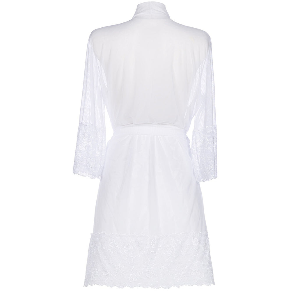 V-8850 peignoir white