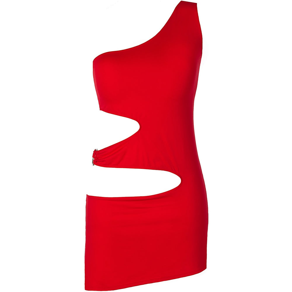 V-9249 dress red