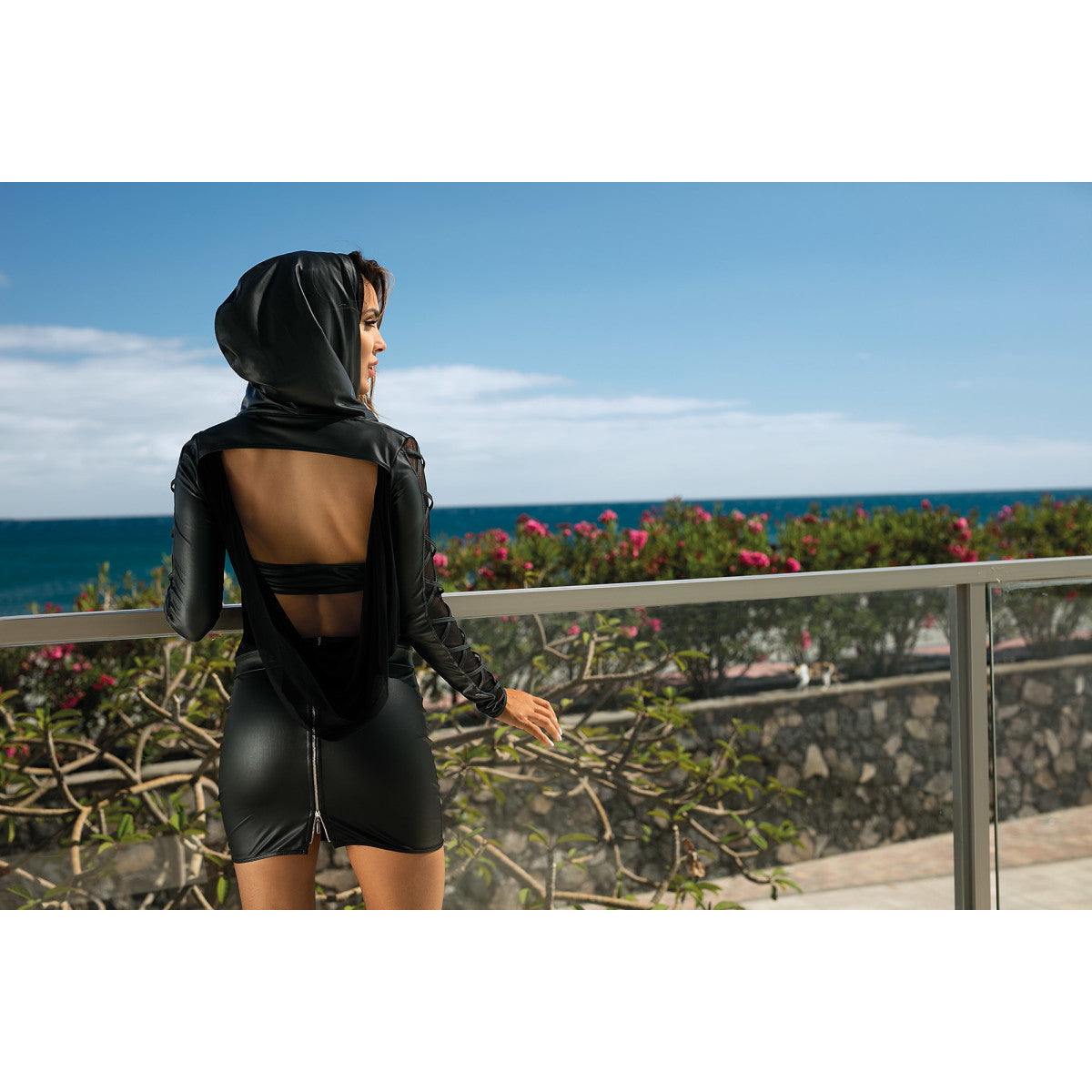 V-9329 skirt black