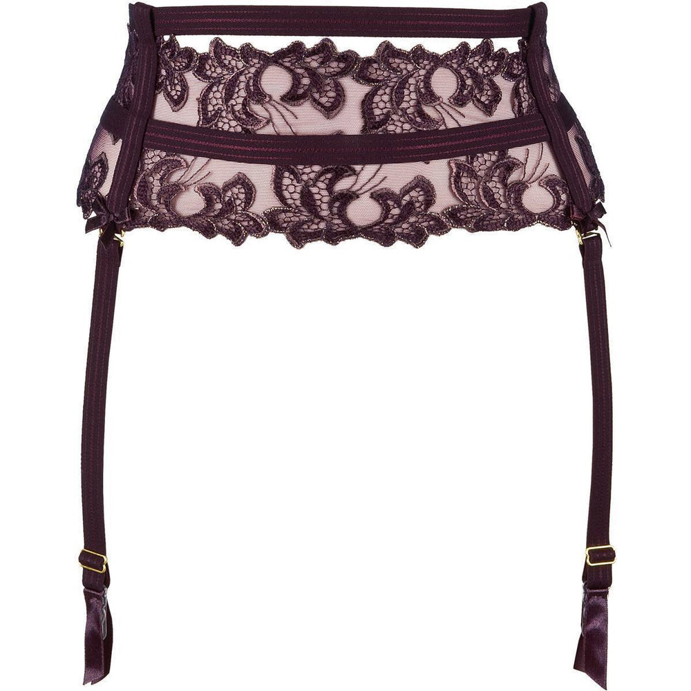 V-9472 garter belt purple