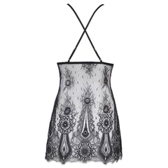 V-9789 babydoll & string black