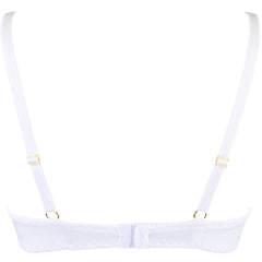 V-9791 bra white with open cups