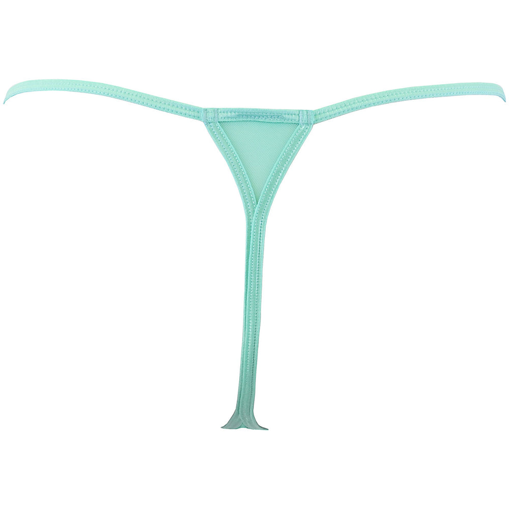 V-9929 babydoll & string sea green