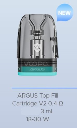 3x VOOPOO Argus Pod V2, 3ml