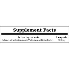 Valerian Root 500mg - 100vcaps