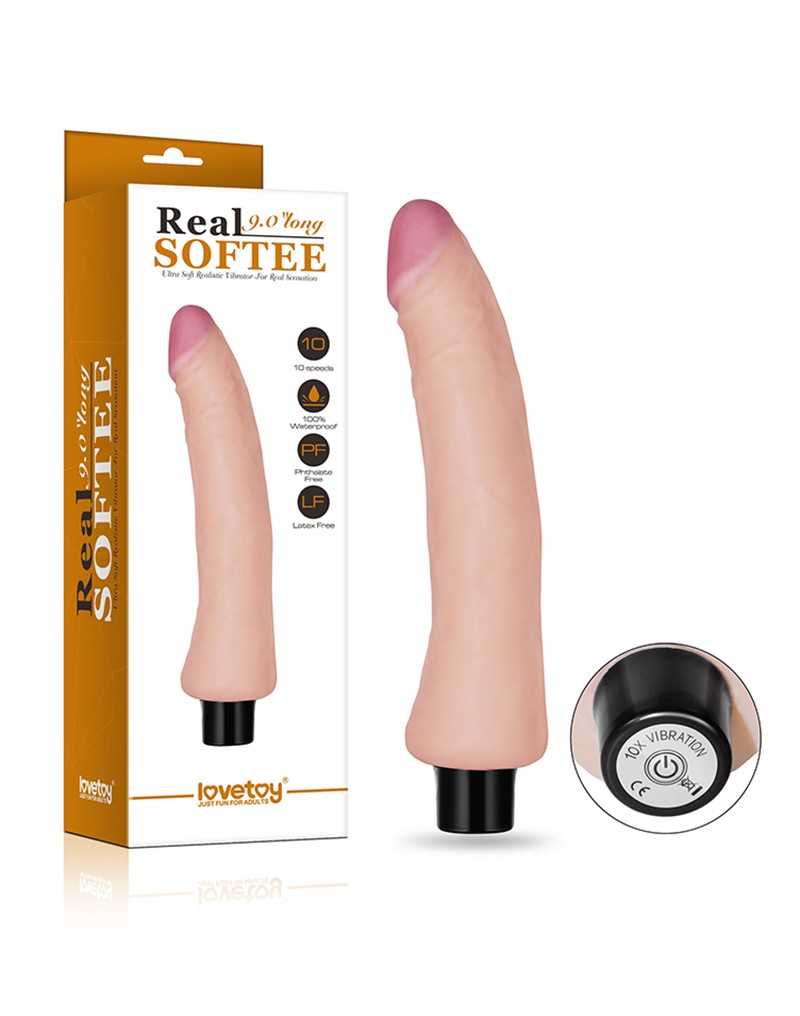 Vibrating Real Softee 8.3" Realistic
