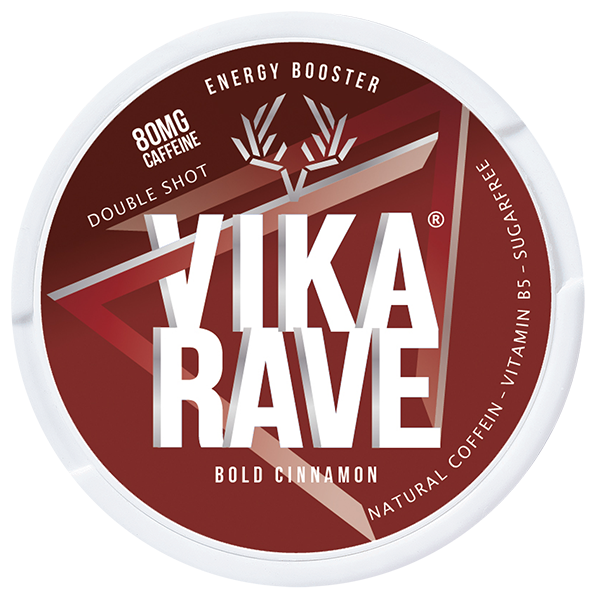 VIKA - Rave - Energy Booster -  Double Shot 80mg - Bold Cinnamon