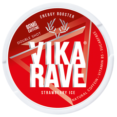 VIKA - Rave - Energy Booster -  Double Shot 80mg - Strawberry Ice