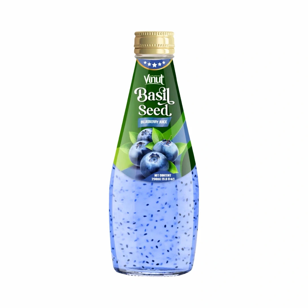 Vinut Basil Seed Blueberry 290ml - Nur Palettenversand!