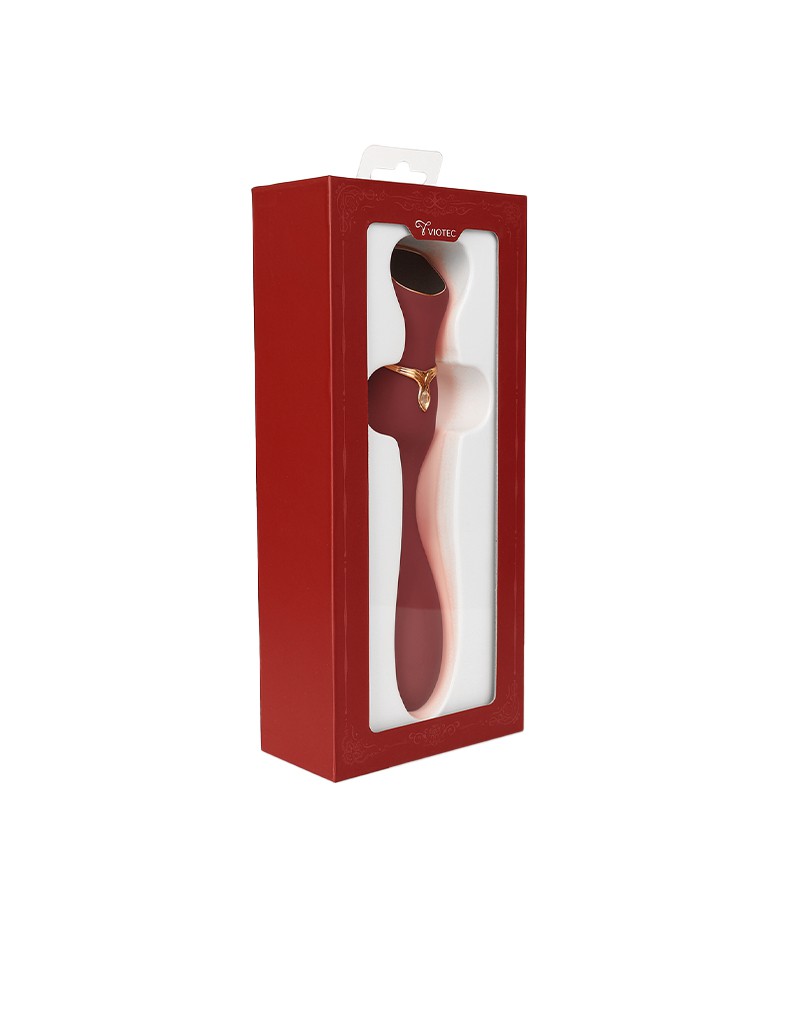 Viotec - Chance - G-Punkt Massager - Gold & Weinrot