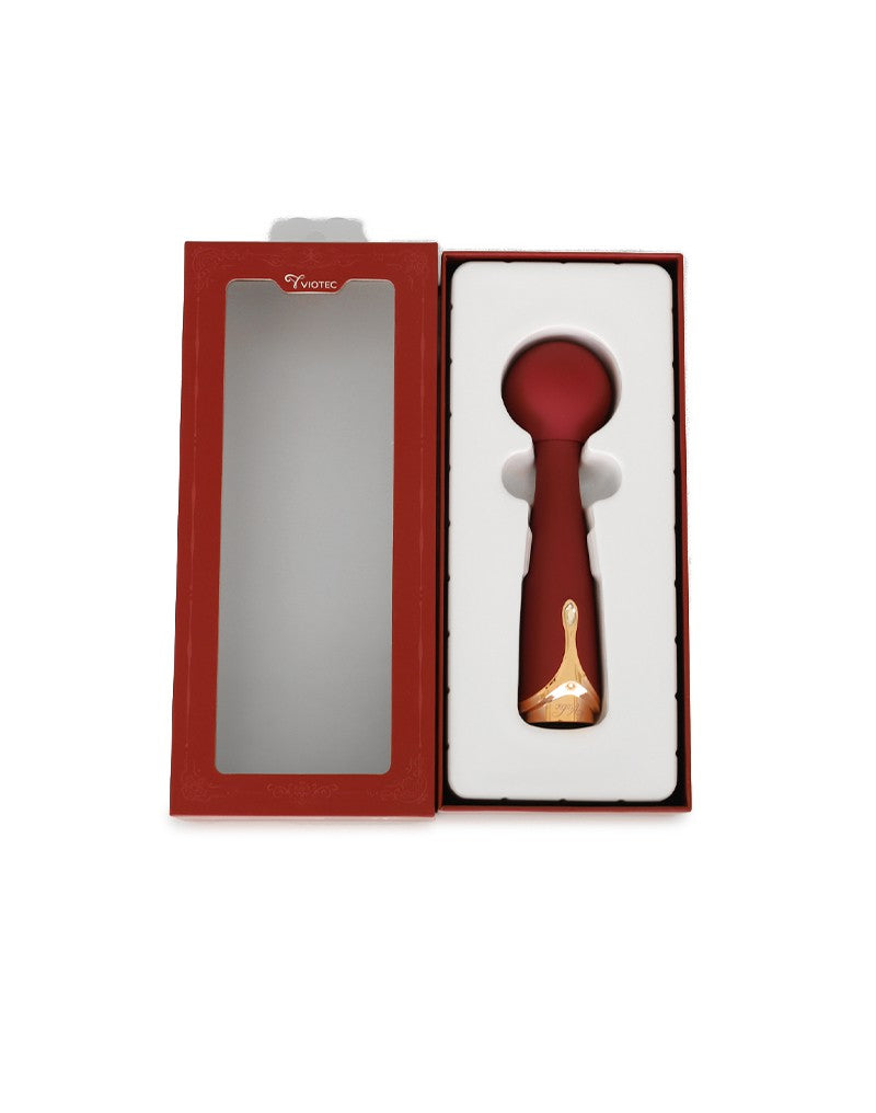 Viotec - Firelick - Mini-Wandvibrator - Gold und Weinrot