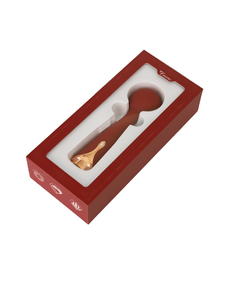 Viotec - Firelick - Mini-Wandvibrator - Gold und Weinrot