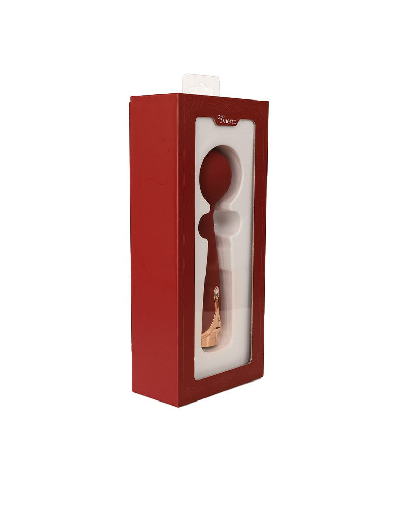 Viotec - Firelick - Mini-Wandvibrator - Gold und Weinrot