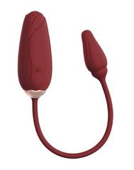 Viotec – Flora – Tragbarer Vibrator mit App-Steuerung – Gold und Weinrot