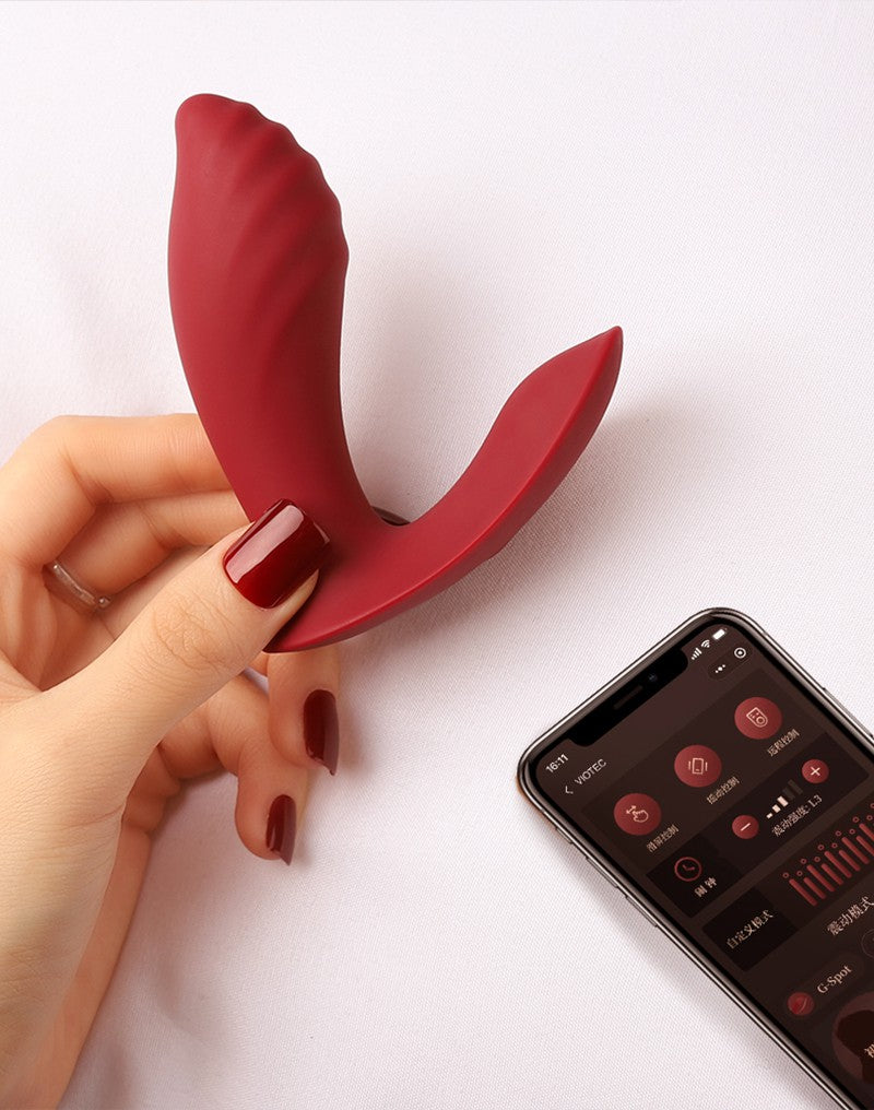 7: Viotec - Loyte - Prostatavibrator mit App-Steuerung - Weinrot