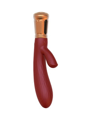 Viotec - Mina - Rabbit-Vibrator - Gold und Weinrot