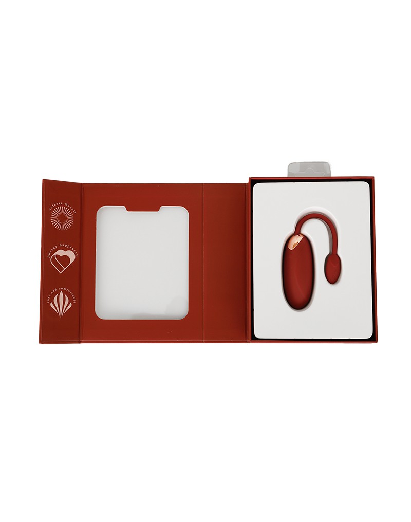 11: Viotec - Oliver Pro - Tragbarer Vibrator mit App-Steuerung - Gold & Weinrot