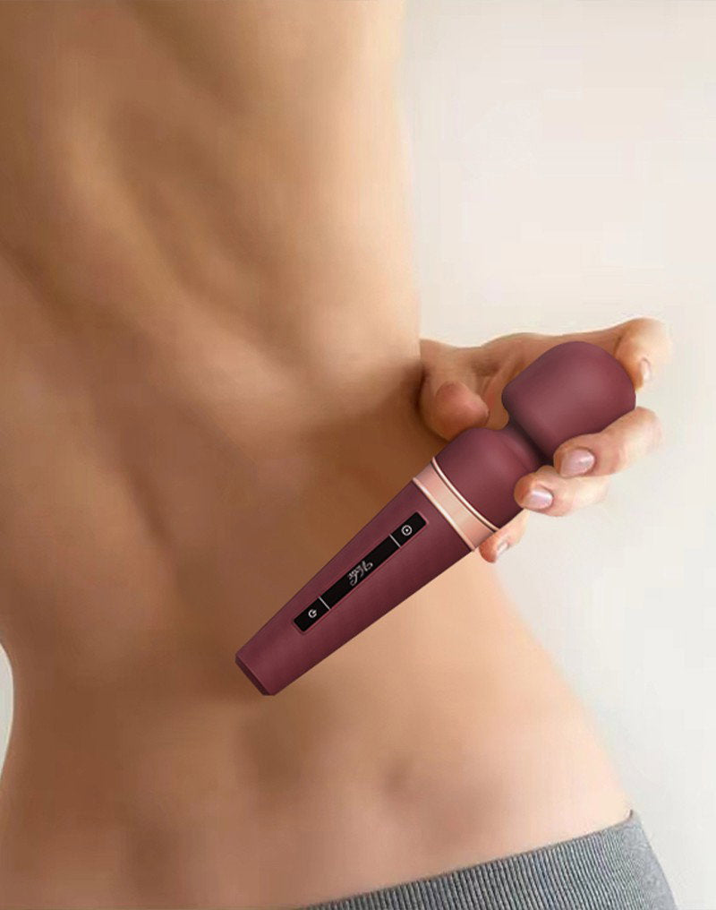 Viotec - Titan - Stabvibrator - Gold & Weinrot