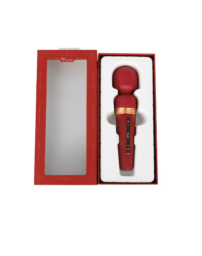 Viotec - Titan - Stabvibrator - Gold & Weinrot