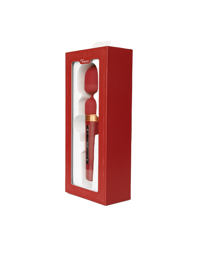 Viotec - Titan - Stabvibrator - Gold & Weinrot