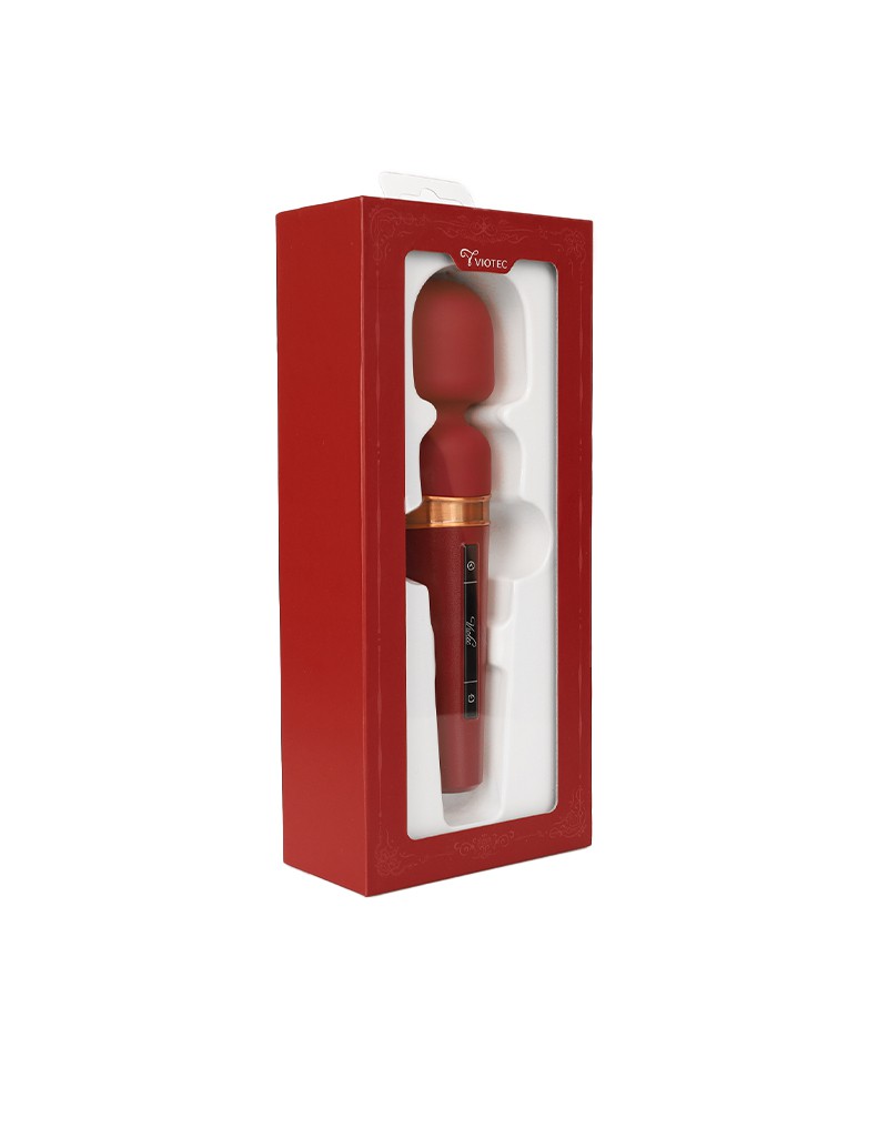 Viotec - Titan - Stabvibrator - Gold & Weinrot