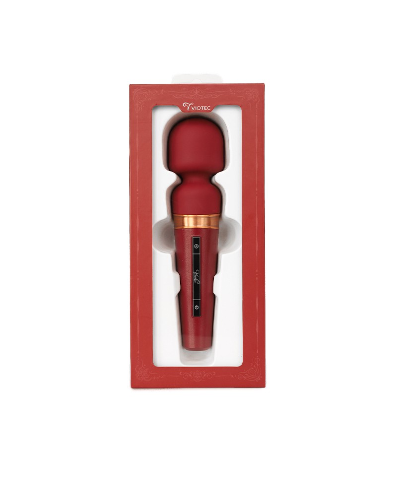 Viotec - Titan - Stabvibrator - Gold & Weinrot