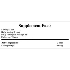 Vitality Coenzyme Q10 - 90caps. x6