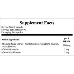 Vitality Rhodiola Rosea - 90caps.