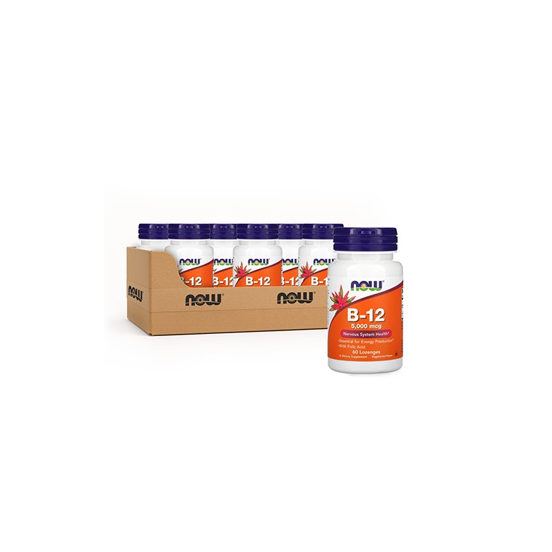 Vitamin B-12 5000mcg - 60lozenges x12