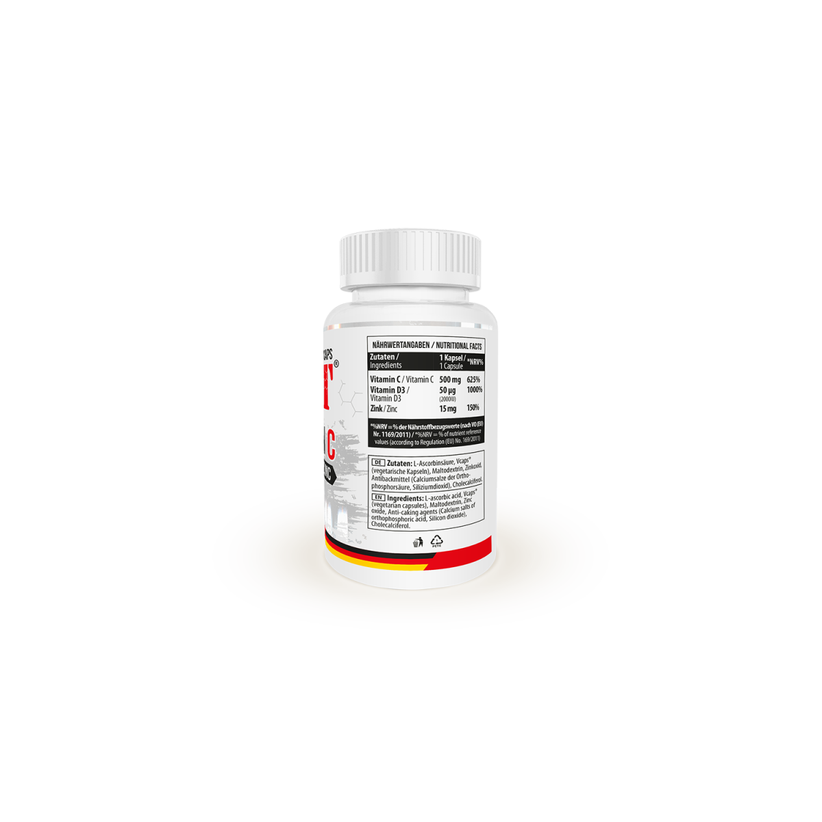 Vitamin C 500 + D3 + Zink 100 Vcaps