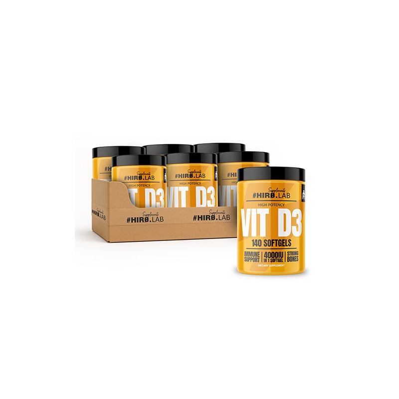 Vitamin D3 4000IU - 140softgels x48