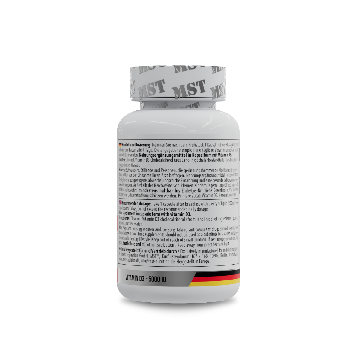 Vitamin D3 5000 IU 120 Softgel