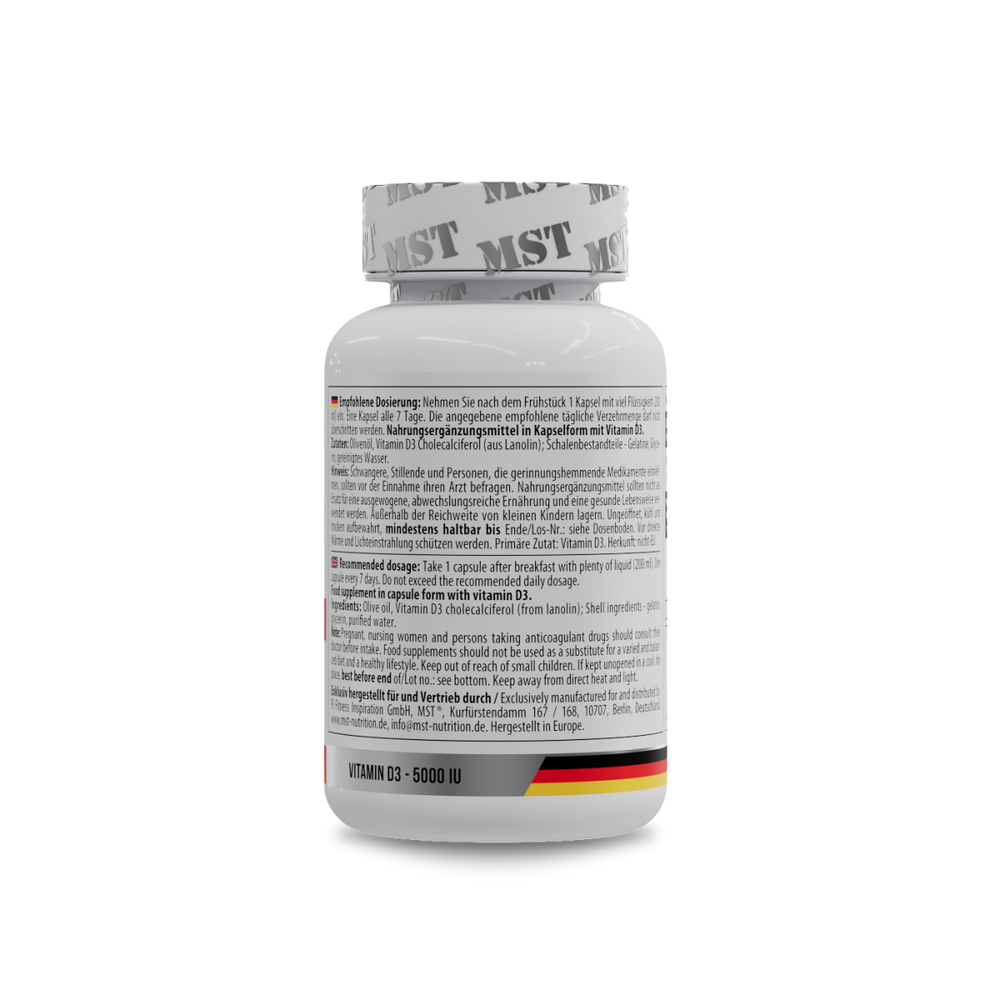 Vitamin D3 5000 IU 120 Softgel