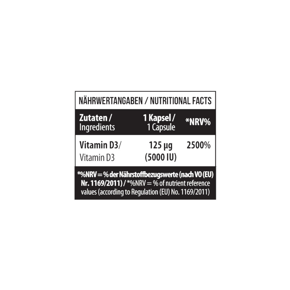 Vitamin D3 5000 IU 120 Softgel