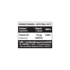 Vitamin D3 5000 IU 120 Softgel