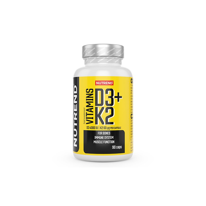Vitamin D3 + K2 4000IU - 90caps.