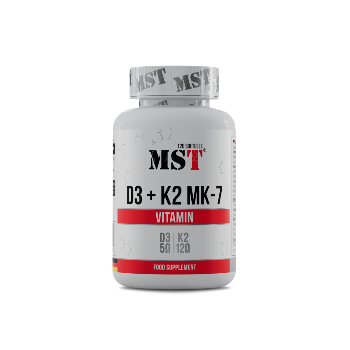 Vitamin D3 + K2 MK7 120 Caps