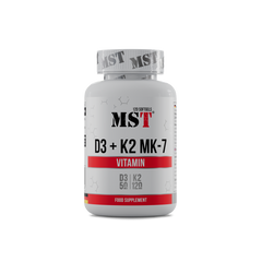 Vitamin D3 + K2 MK7 120 Caps