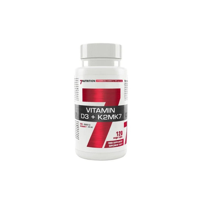Vitamin D3 + K2MK7 - 120vcaps.