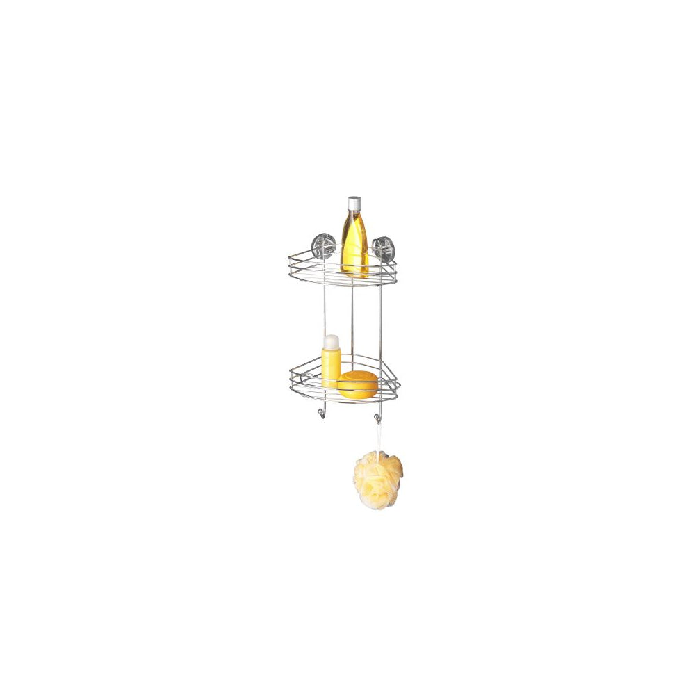 * Wenko Vacuum-Loc Eckregal 2 Etagen