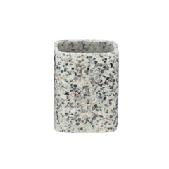Wenko Zahnputzbecher Terrazzo, weiss