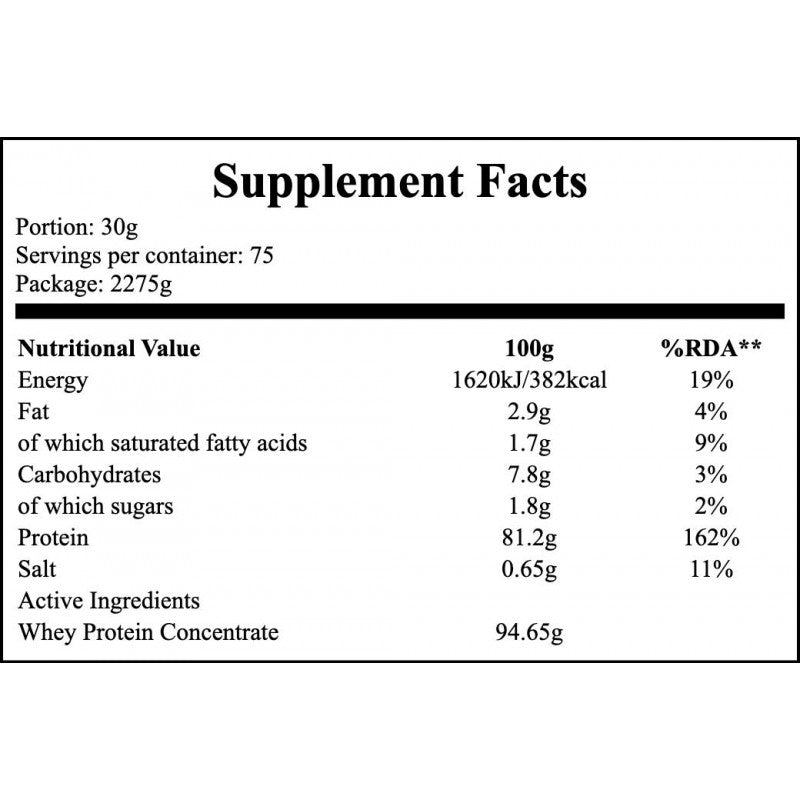 Whey 100 - 2275g - Chocolate