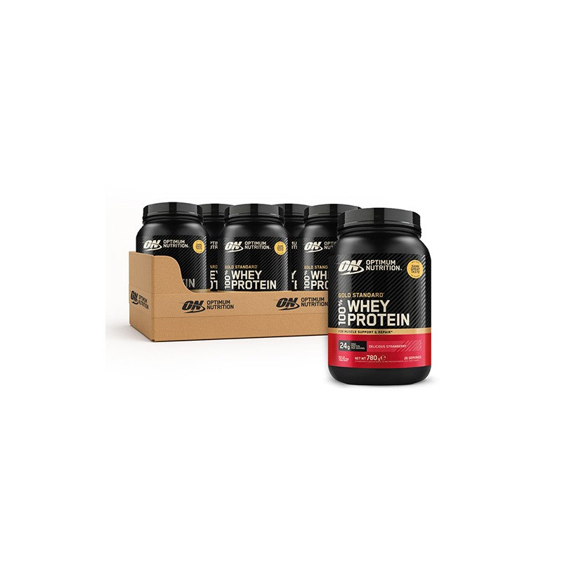 Whey Gold Standard - 780g - Delicious Strawberry x6