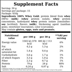 Whey Gold Standard Bag - 480g - Cookies & Cream x4